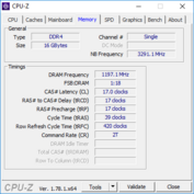 CPU-Z: память