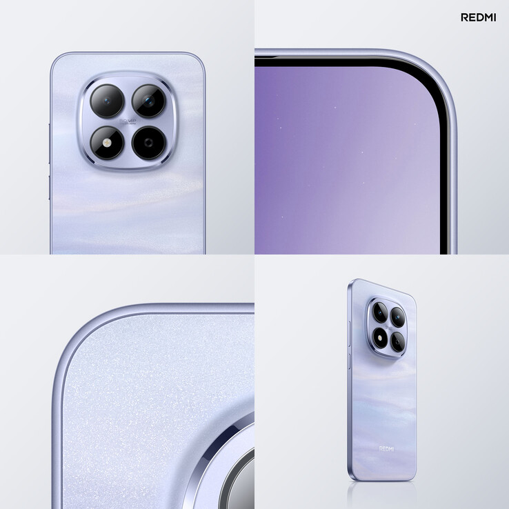 Модель Redmi Note 15 Pro в расцветке "Cloud Purple" (Источник изображения: Thomas Wang)