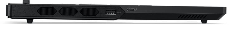 Левая сторона: USB 3.2 Gen 1 (USB-A), Thunderbolt 4 (USB-C; DisplayPort)