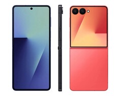 Samsung Galaxy Z Flip7 будет выпускаться в синем, красном и черном цветах. (Источник изображения: Evan Blass)