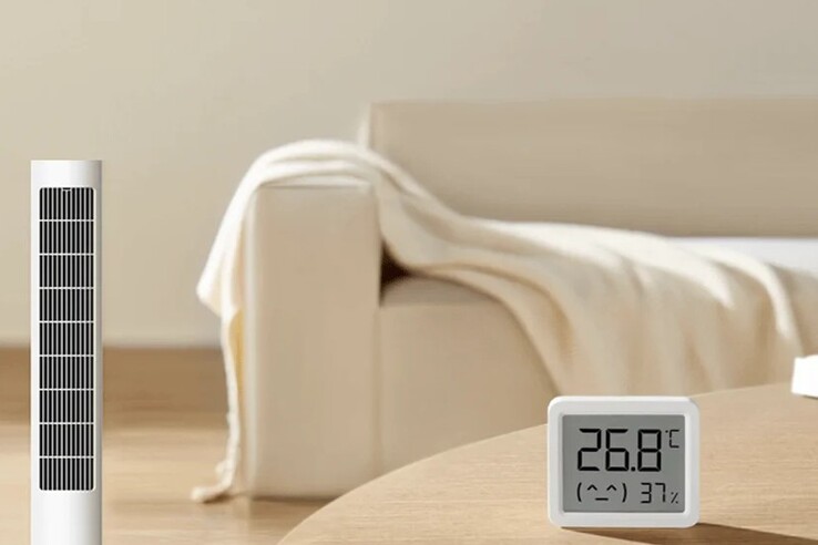 Умный монитор температуры и влажности Xiaomi Smart Temperature and Humidity Monitor 3 Mini можно подключить к другим устройствам умного дома. (Источник изображения: Xiaomi)