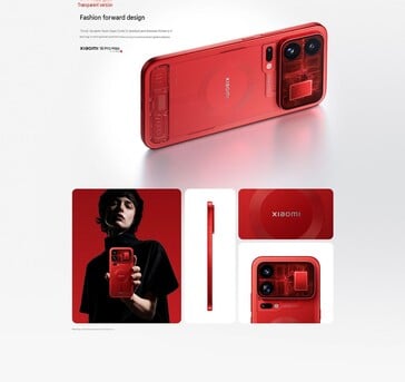 Xiaomi 18 Pro Max также доступен в ограниченной серии прозрачного красного цвета