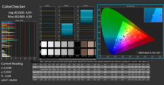 CalMAN ColorChecker (после калибровки)