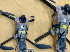Два крупных плана первого антигравитационного дрона Insta360 (Источник изображения: через Игоря Богданова)
