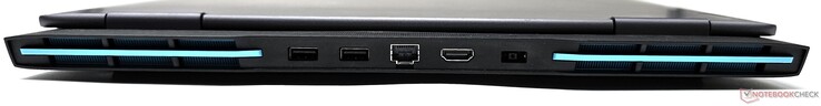 Задняя сторона: 2x USB 3.2 Gen2 Type-A, Ethernet, HDMI 2.1, разъем питания