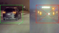 Программное обеспечение Tesla, помогающее водителю, имеет проблемы при плохой видимости (Источник изображения: WSJ)