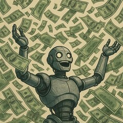 Гонка ИИ может быть основной причиной того, что технологические компании берут на себя все больше и больше долгов. (Источник изображения: AI generated by ChatGPT-4o)