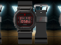 Часы Casio G-Shock GM-5600RH-1 Rui Hachimura (на фото) имеют стильный черно-красный циферблат. (Источник изображения: @geesgshock на Instagram)