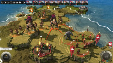 Изображение, на котором запечатлена битва в игре «Endless Legend».