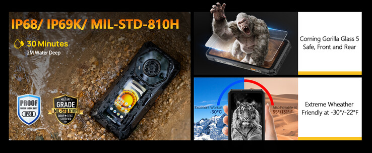 Смартфон довольно прочный (Источник изображения: Ulefone)