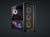 Игровой корпус Corsair Frame 4000D со средней башней теперь выпускается в варианте с ЖК-дисплеем, который может похвастаться 14,5-дюймовым сенсорным дисплеем. (Источник изображения: Corsair)