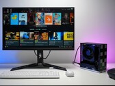 Рамочный настольный ПК под управлением Bazzite OS, подключенный к монитору с игровым интерфейсом Steam, напоминает консоль. (ETA PRIME)