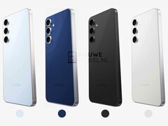 Предполагаемые четыре цвета для запуска Galaxy S25 FE. (Источник изображения: Nieuwe Mobiel)