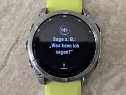 Голосовой помощник смарт-часов Garmin Fenix 8 (Источник изображения: Marcus Herbrich)