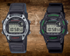 Новые часы Casio Standard включают модели W220HF-8AV (слева) и W220H-1A3V (справа). (Источник изображения: Casio)
