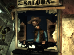 Скриншот из Fallout New Vegas, запущенного на ПК