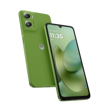 Moto G06 в цвете Pantone Tendril. (Источник изображения: Motorola)