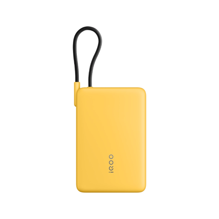 IQOO 33W Power Bank со встроенным кабелем 10000 мАч. (Источник изображения: vivo)