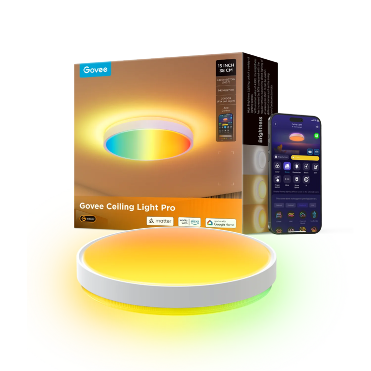 Умный потолочный светильник Govee Smart Ceiling Light Pro. (Источник изображения: Govee)