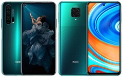 Honor 20 Pro и Redmi Note 9 Pro больше не соперники? (Изображение: Honor/Xiaomi)