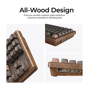 Версия All-Wood стоит $199.99, что на $60 дороже K8 HE Special Edition с деревянной отделкой.