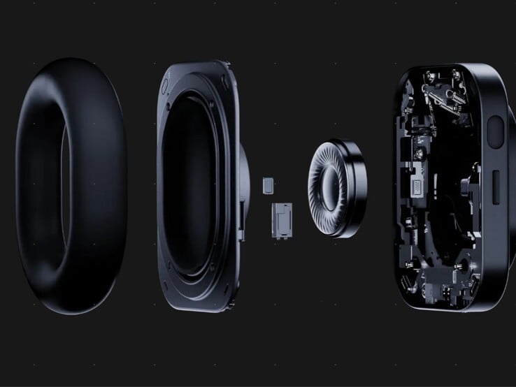 В Nothing Headphone (1) Pro используются 40-мм динамический драйвер, прецизионный драйвер 13 × 8 мм и твитер xMEMS в каждой чашке наушников.