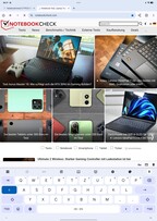 Oppo Pad 4 Pro: Клавиатура по умолчанию в портретной ориентации