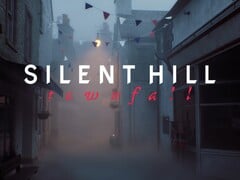 Отображается баннер, посвящённый Святой Амелии в игре «Silent Hill: Townfall»