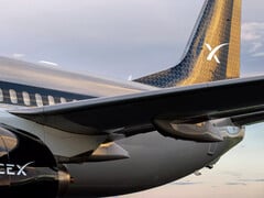 SpaceX предлагает услугу Starlink Aviation для Интернета в полете. (Источник изображения: SpaceX)