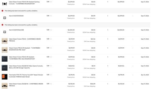 Зафиксированы случаи перепродажи Steam Frame спекулянтами