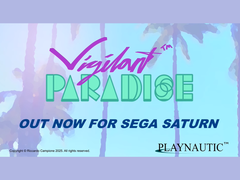 Титульный экран игры Vigilante Paradise на Sega Saturn (источник изображения: Playnautic через Itch.io)