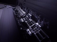 Крупный план механизма складного шарнира OPPO Find N5 использован для иллюстрации конструкции шарнира, аналогичной грядущему Apple iPhone (Источник изображения: Oppo)