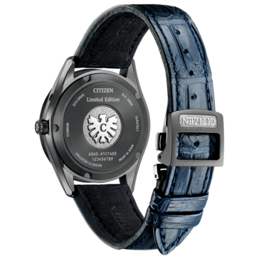 Часы Citizen 30th Anniversary Eco-Drive с голубым циферблатом из бумаги васи. (Источник изображения: Citizen)