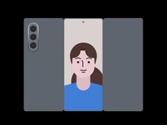 Недавняя утечка информации о дизайне Z Tri-Fold. (Источник изображения: TechHighest via X)