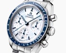 Часы Omega Speedmaster Milano Cortina 2026 имеют белый лакированный циферблат (Источник изображения: Omega)