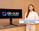 Первый монитор V-Stripe QD-OLED с частотой обновления 360 Гц. (Источник изображения: Samsung Display)