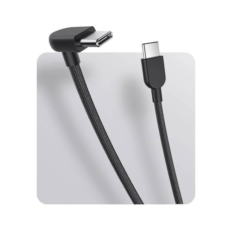 Кабель Xiaomi 3A Braided USB-C to USB-C Cable (10 см). (Источник изображения: Xiaomi)