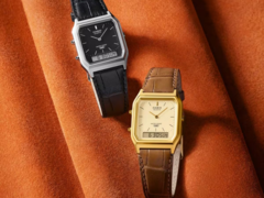 Новые часы Casio AQ-230EL-1A (слева) и AQ-230EGL-9A (справа) уже поступили в продажу. (Источник изображения: Casio)