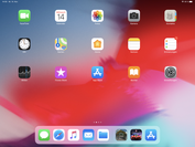 Домашний экран iOS 12 на новом iPad Pro 12.9