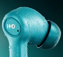 Новейшие наушники от HMD Global доступны в серебристом и синем цветах. (Источник изображения: HMD Global)