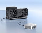 У Peladn WO5 есть порт USB4. На фото: мини-ПК, подключенный к конфигурации eGPU.