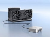 У Peladn WO5 есть порт USB4. На фото: мини-ПК, подключенный к конфигурации eGPU.