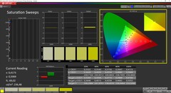 CalMAN Saturation Sweeps (после калибровки)