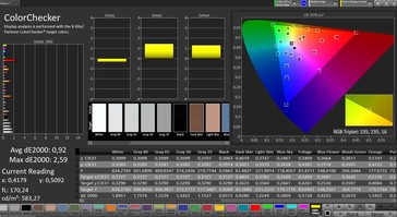 CalMAN: Colour Accuracy