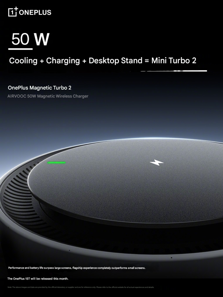 Новое беспроводное зарядное устройство OnePlus Magnetic Turbo 2 50W