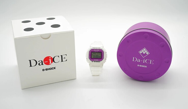 Индивидуальная упаковка для готовящихся к выпуску часов Casio x Da-iCE. (Источник изображения: Great G-Shock World)