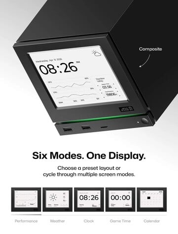 Также доступна версия с технологией e-ink и аккумулятором ёмкостью 500 мА·ч.