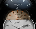 Логотипы Casio, Seiko и Citizen