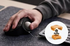 В трекболе мыши Elecom Ist Plus (IT10MRS) используются 5-шариковые ролики с пониженным трением.