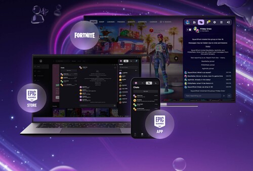 Epic Games Store обмен текстовыми сообщениями на нескольких устройствах